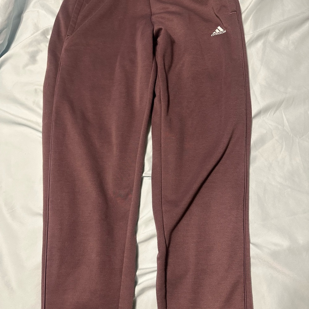 Adidas Brown Sweatpants Soft Fleece Joggers